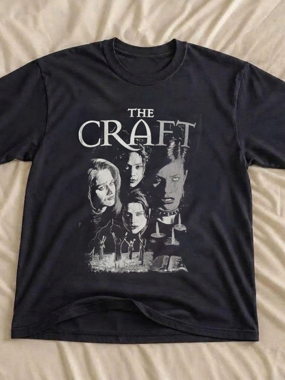 The Craft Movie Shirt, Witchy 90s Graphic Tee - Black Unisex